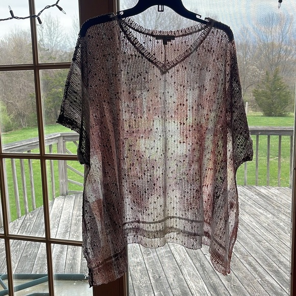Jess & Jane - oversized artsy abstract patterned women’s top - size L - Picture 4 of 7